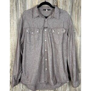Marithe Francois Girbaud Button Down Long Sleeve Shirt Mens XL Casual Rugged